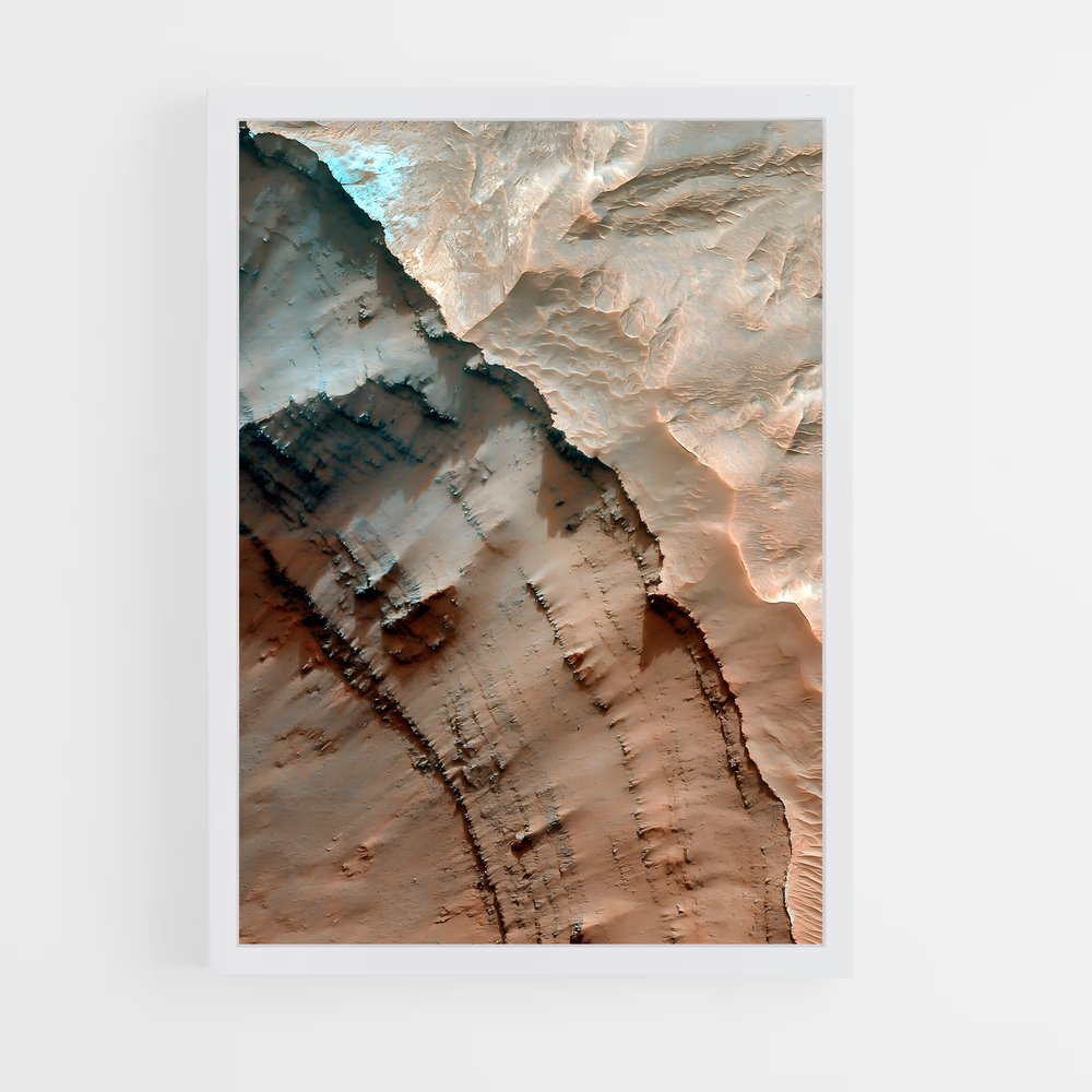 Poster Aube sur Mars – affiche Système solaire (vue 3)